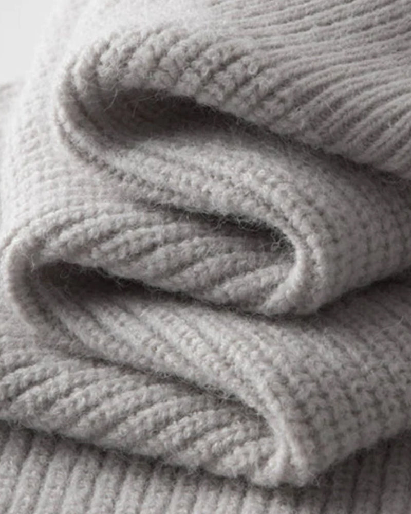 Gilet in Lana con Zip Integrale AMALFI