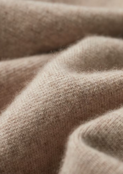 Cardigan Polo con Zip in Lana Merino Extra Fine