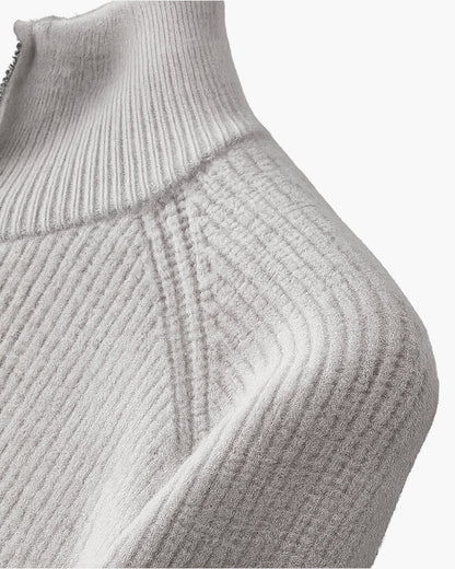 Gilet in Lana con Zip Integrale AMALFI